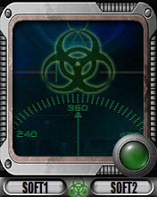 Тема Biohazard №3 для Motorola E398, Razr V3