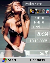 Тема Mariah Carey №24 для Motorola MPx200, MPx220