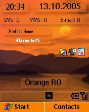Тема Night Time №27 для Motorola MPx200, MPx220