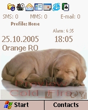 Тема Sleeping Doggy №30 для Motorola MPx200, MPx220