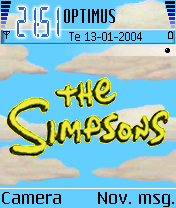 Тема Simpsons Theme №407 для Nokia
